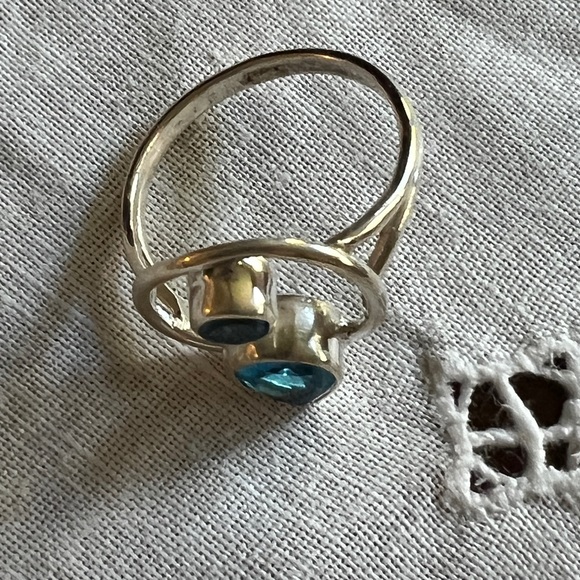 Flawless Blue Topaz Ring - Picture 7 of 8